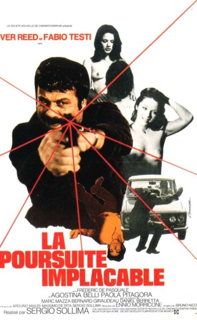La poursuite implacable, l'affiche française