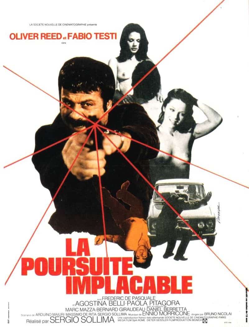 La poursuite implacable, l'affiche française