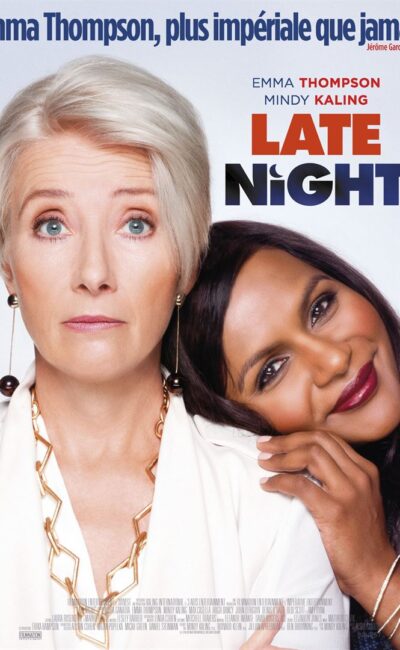 Late Night avec Emma Thomson, affiche française du film