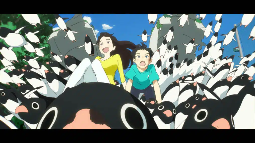 Le mystère des pingouins - envolée de pingouis