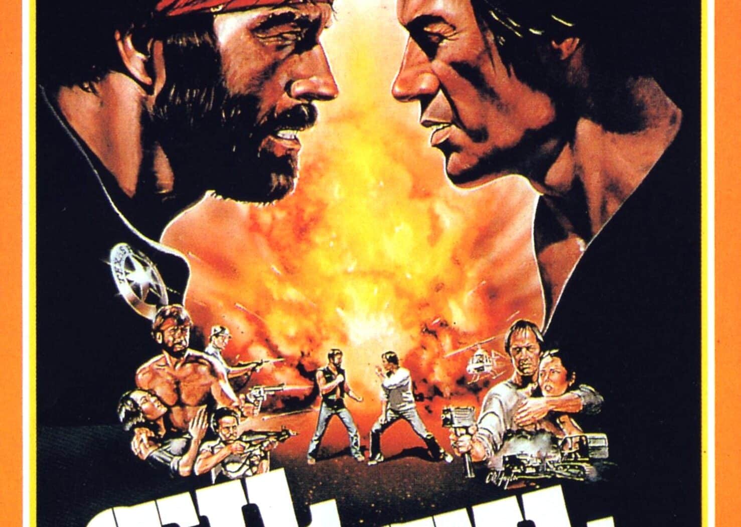 Oeil pour Oeil, affiche du film avec Chuck Norris (1983)