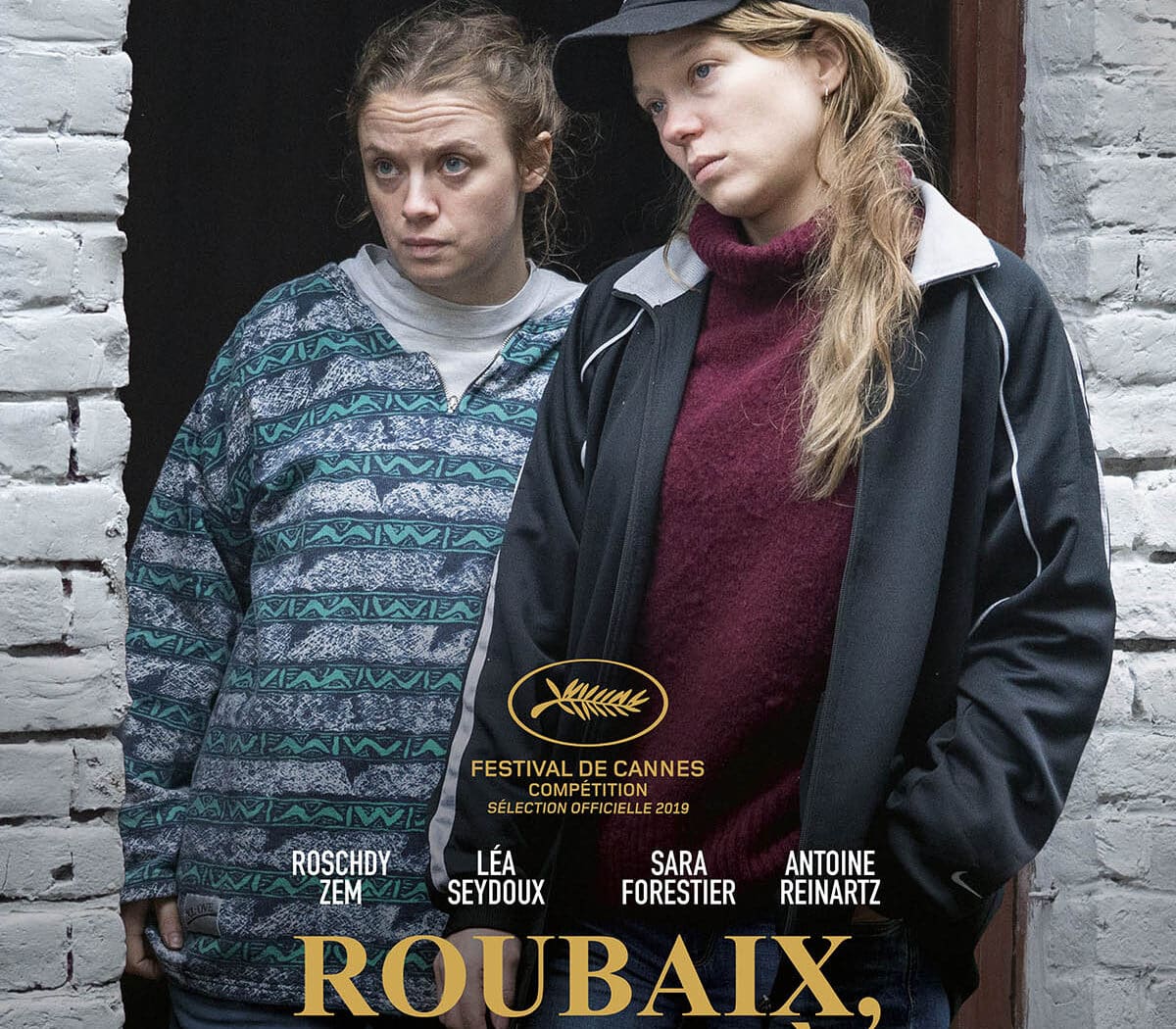 Affiche de Roubaix une lumière, avec Léa Seydoux
