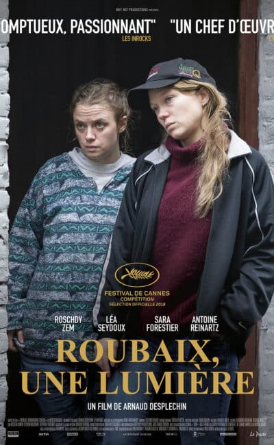 Affiche de Roubaix une lumière, avec Léa Seydoux
