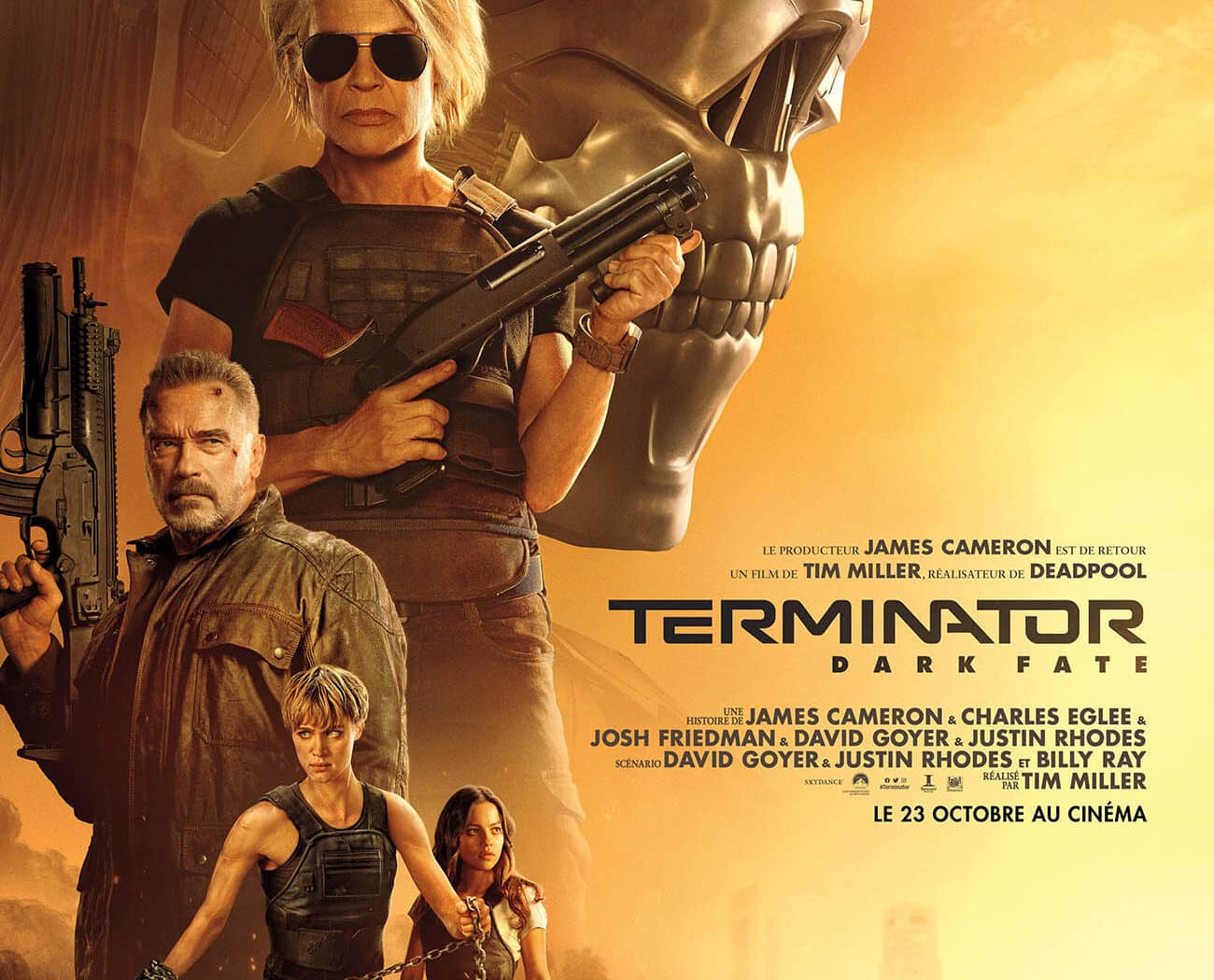 Twentieth Century Fox dévoile l'affiche définitive de Terminator Dark Fate