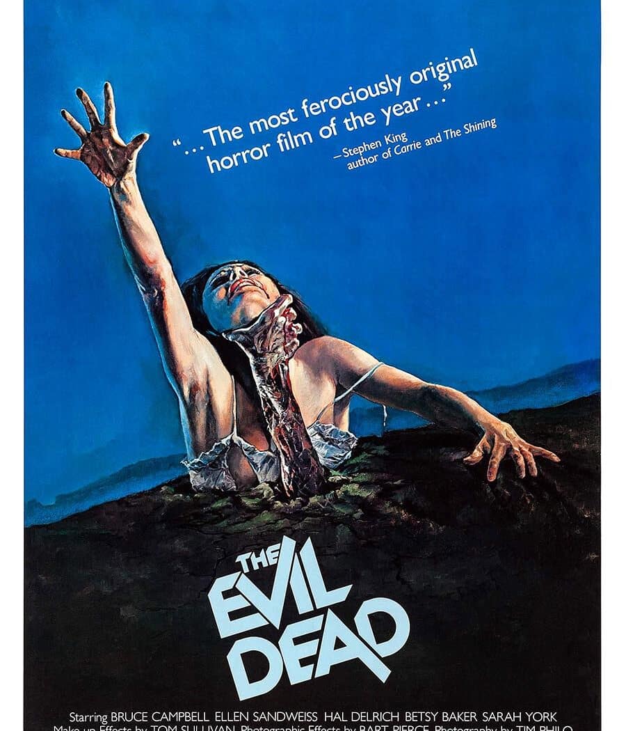 L'affiche originale de The Evil Dead