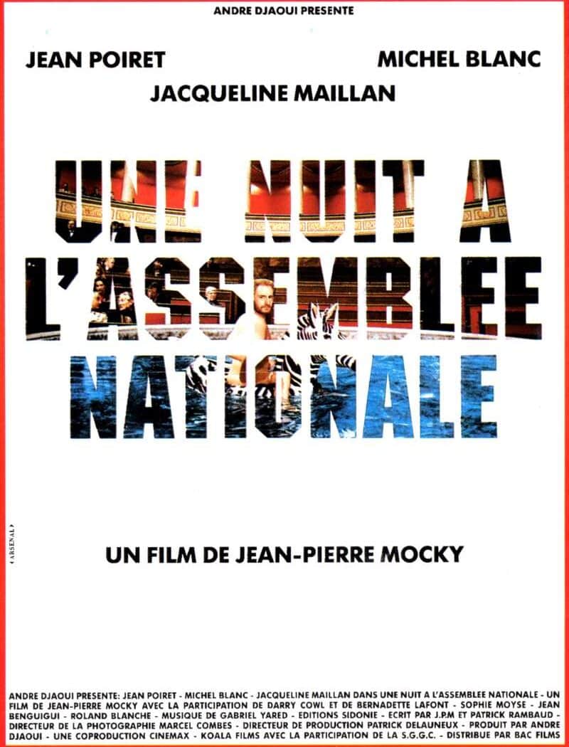 Une nuit à l'Assemblée nationale, l'affiche