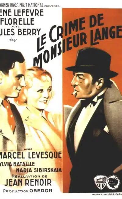 Affiche de Le Crime de Monsieur Lange de Jean Renoir