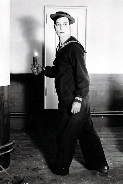 Buster Keaton dans La Croisière du Navigator de D. Crisp et B. Keaton