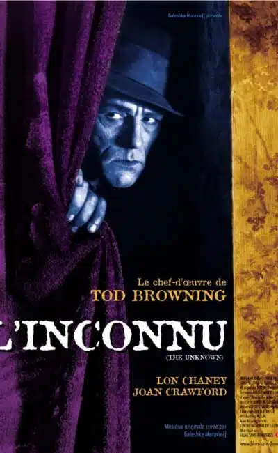 Affiche de L'Inconnu de Tod Browning