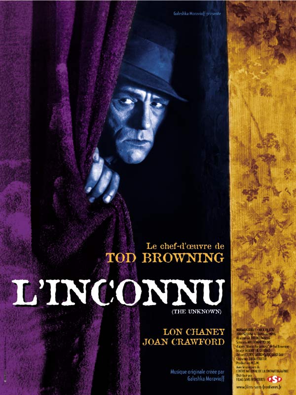 Affiche de L'Inconnu de Tod Browning