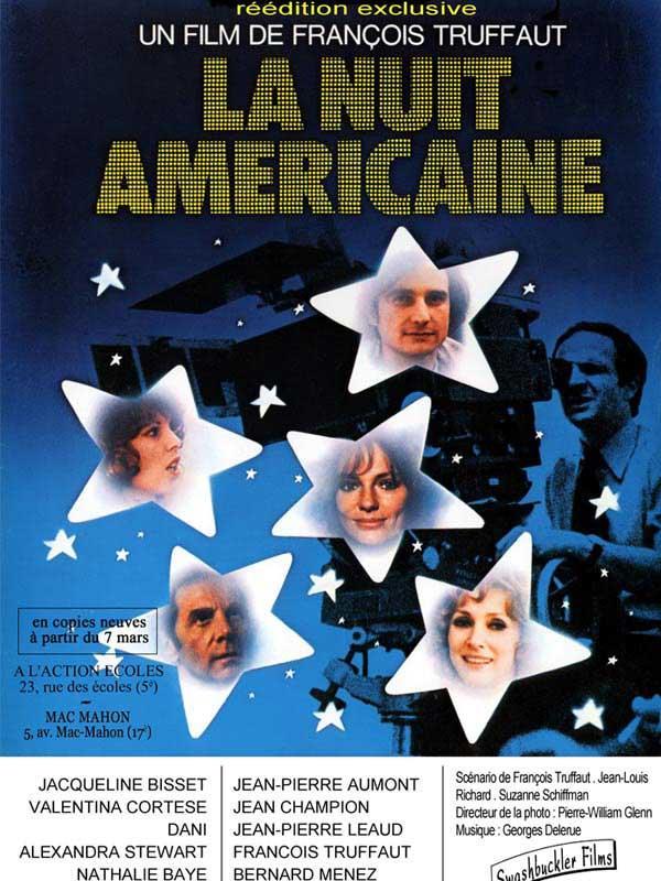Affiche de La Nuit américain de François Truffaut