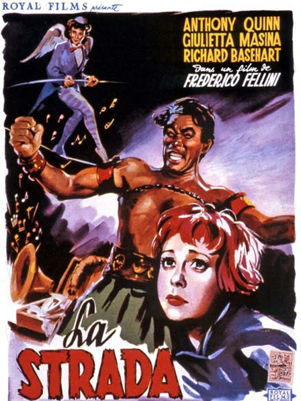 Affiche de La Strada de Federico Fellini
