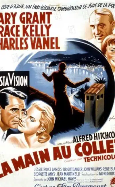Affiche de La main au collet d'Alfred Hitchcock