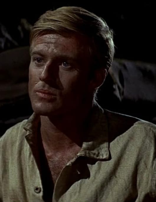 Robert Redford dans "La poursuite impitoyable" (1966)