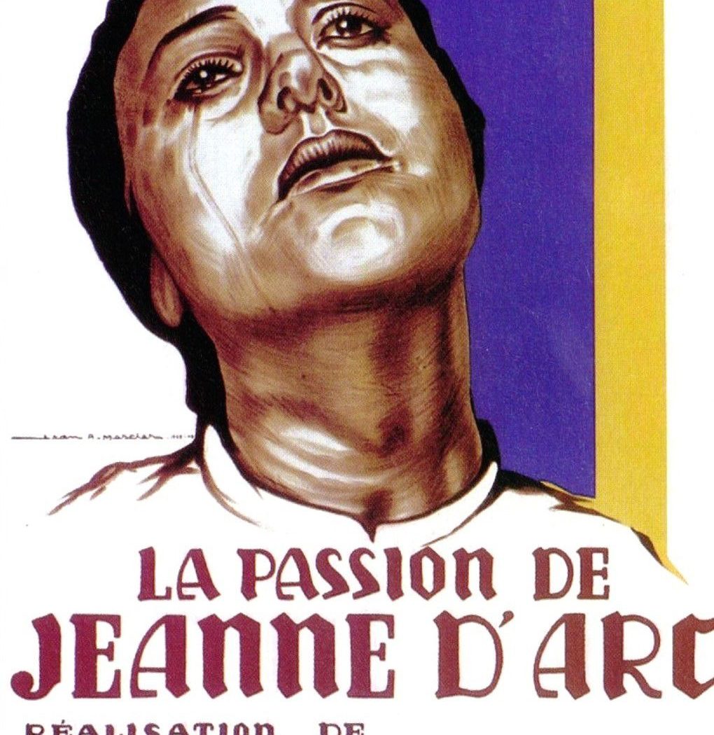 Affiche de La Passion de Jeanne d'Arc de Carl Theodor Dreyer