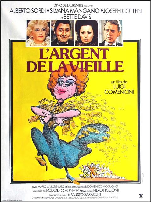 Affiche de L'Argent de la vieille de Luigi Comencini