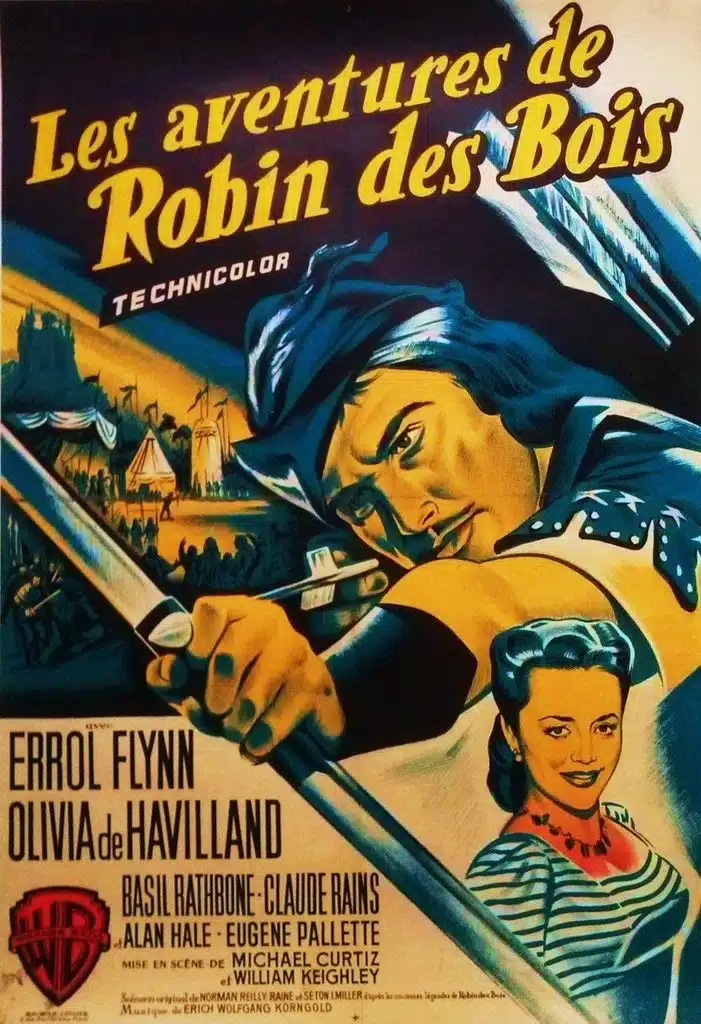 Affiche de Les Aventures de Robin des Bois de Michael Curtiz