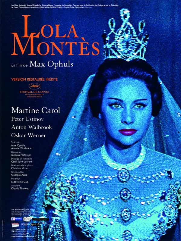 Affiche de Lola Montès de Max Ophuls
