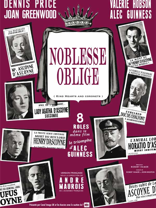 Affiche de Noblesse oblige de Robert Hamer