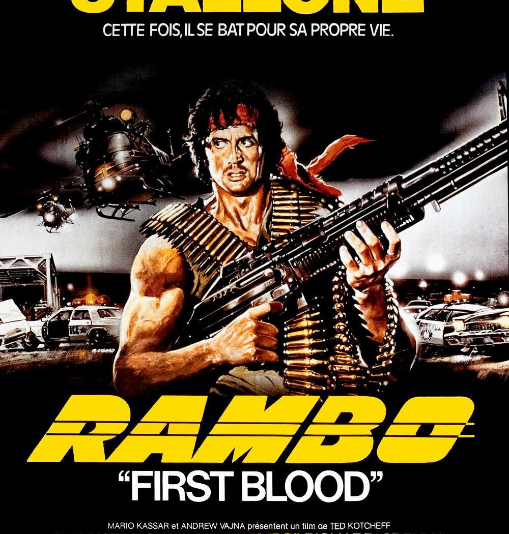 Affiche originale du film RAMBO FIRST BLOOD