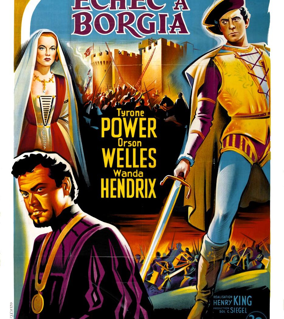 Echec à Borgia, affiche du film