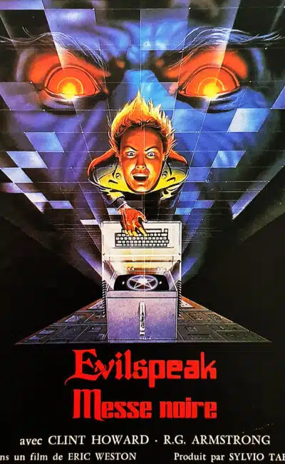 Evil Speak, jaquette VHS de Messe Noire