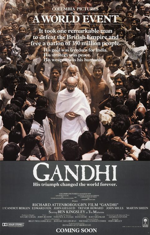 Affiche de Gandhi de Richard Attenborough