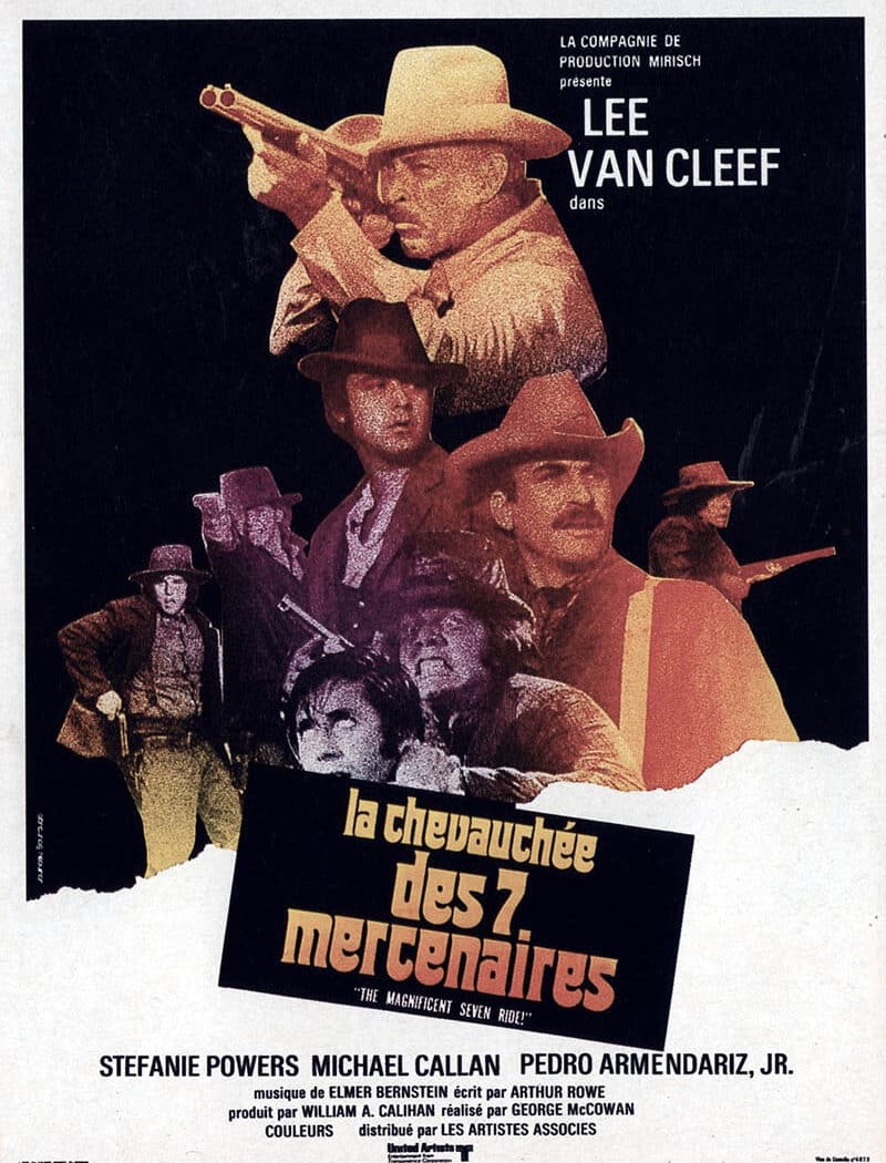 Affiche de la Chevauchée des sept mercenaires