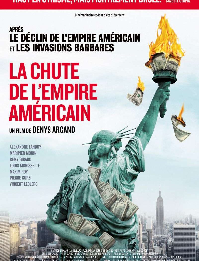 La chute de l'empire américain, l'affiche