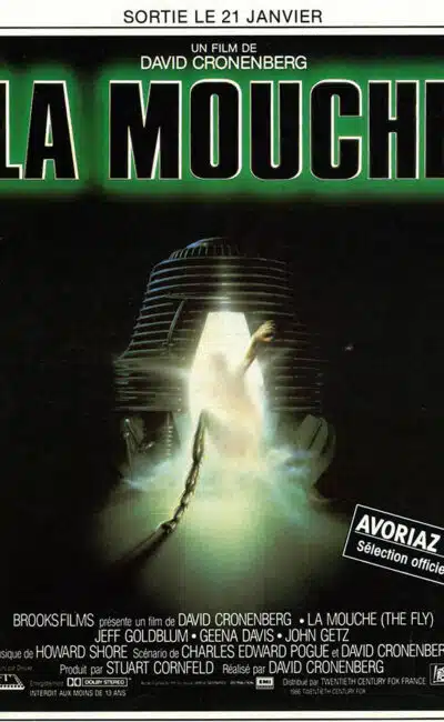 La mouche de David Cronenberg, affiche (1987) - French poster
