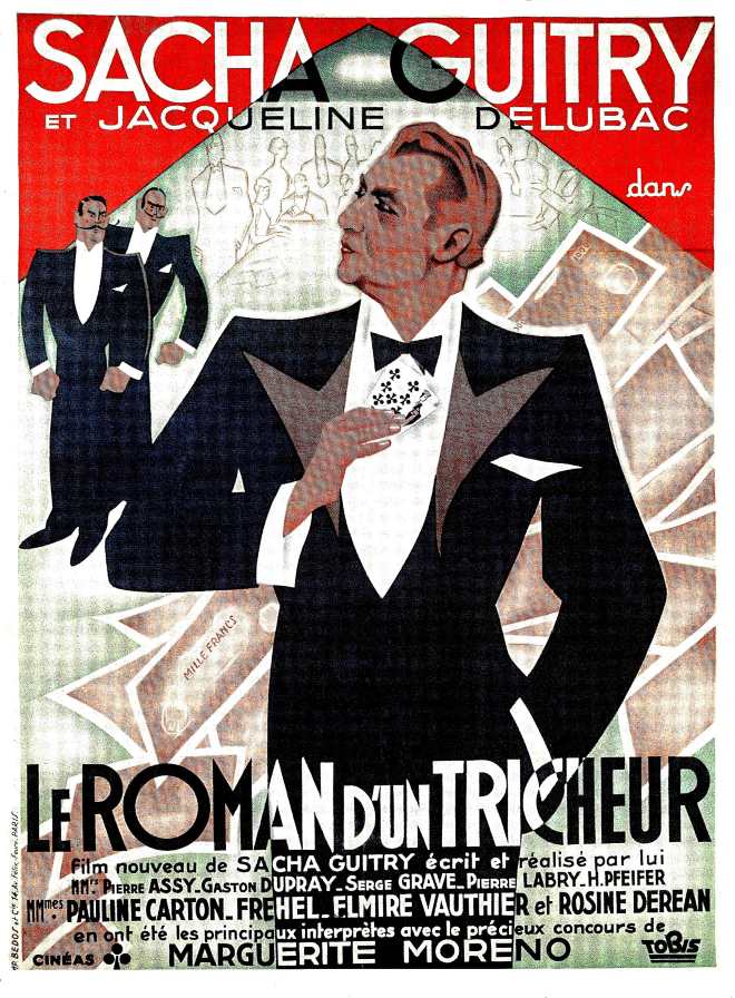 Le Roman d'un tricheur, affiche