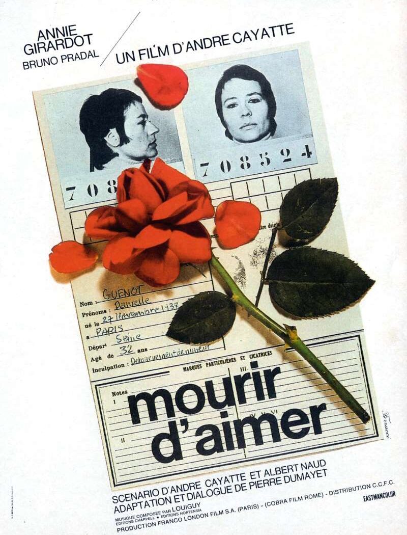 Mourir d'aimer, l'affiche
