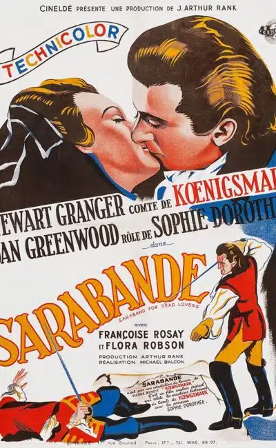 Magnifique affiche de Sarabande par Georges Daston