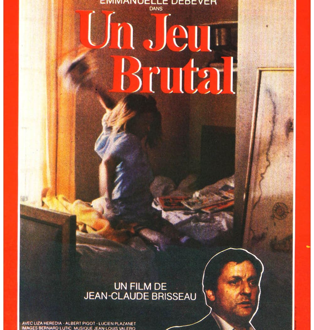 Un jeu brutal, l'affiche cinéma du film de Brisseau
