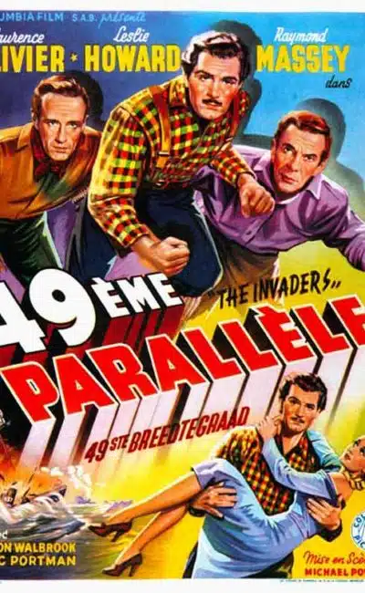 Affiche de 49e parallèle de Michael Powell