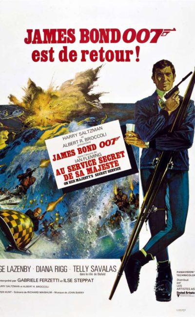 Au service secret de Sa Majesté, l'affiche du James Bond