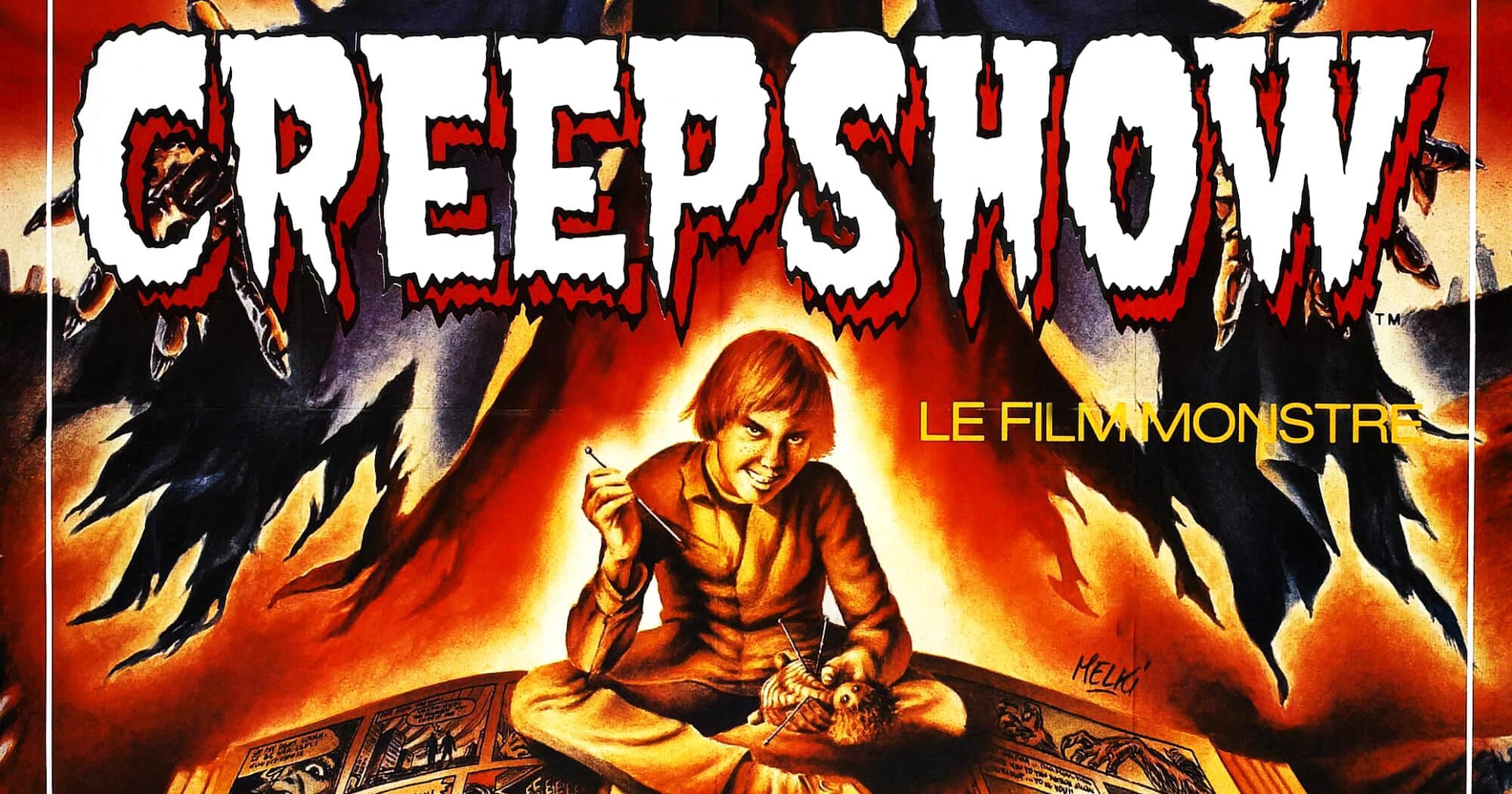 L'affiche du film culte Creepshow par Melki