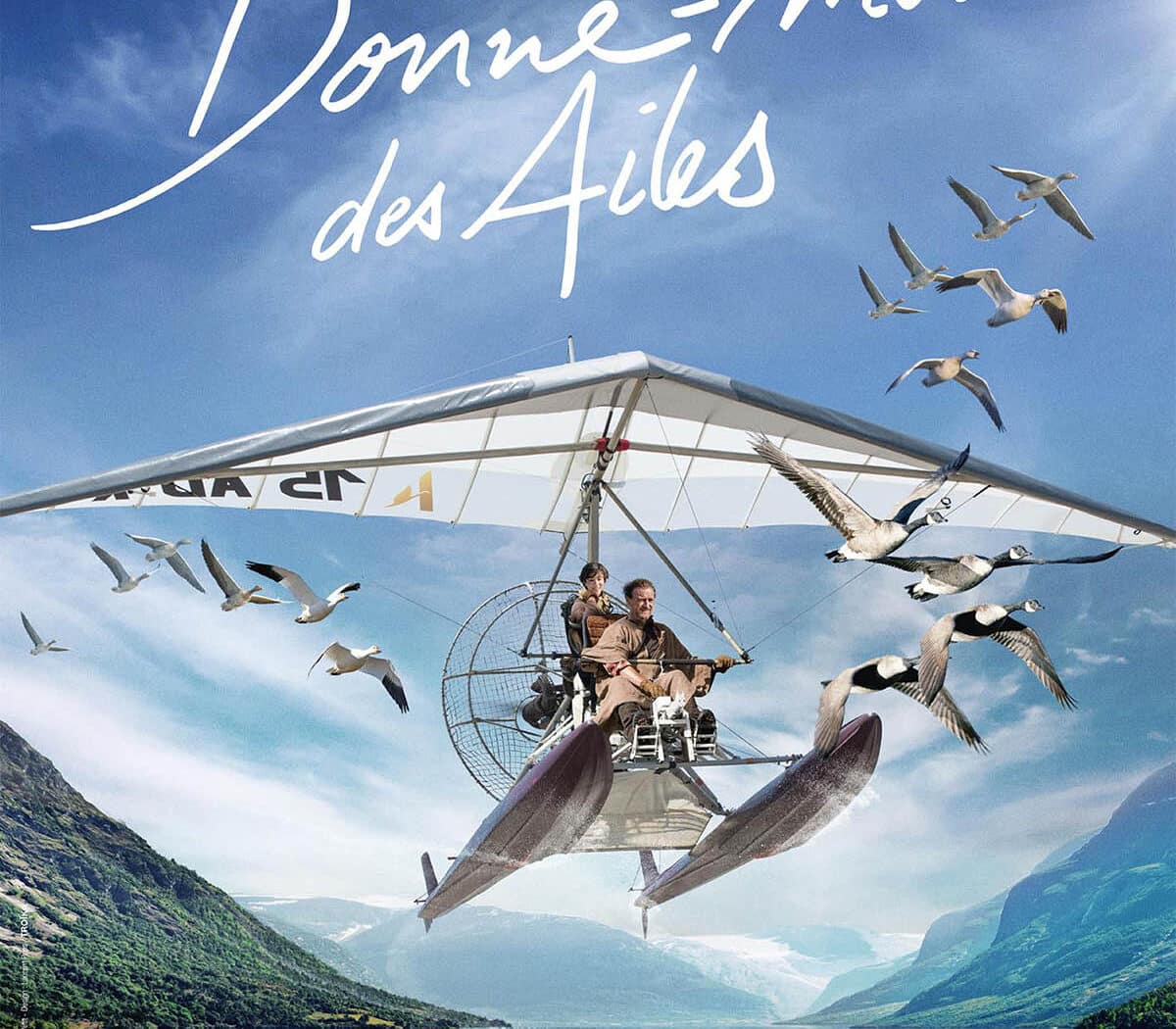 Affiche du film Donne-moi des ailes, de Nicolas Vanier