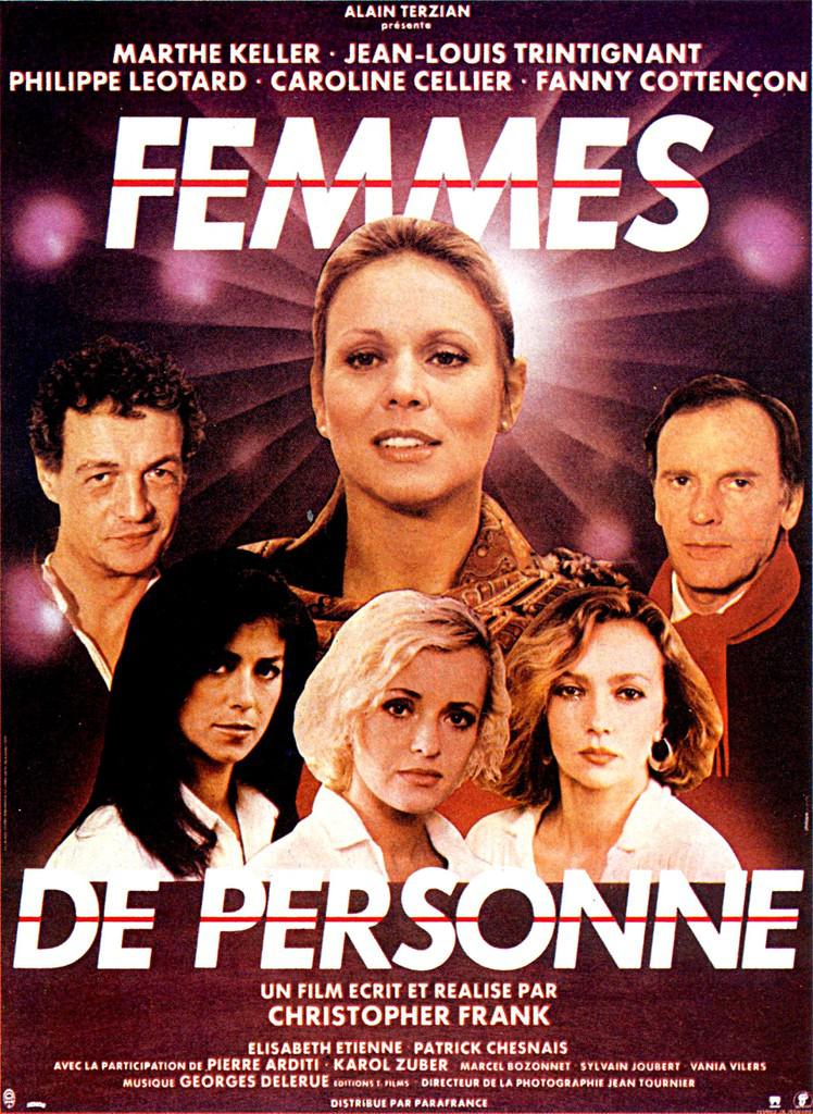 Affiche de femmes de personnes de Christopher Frank