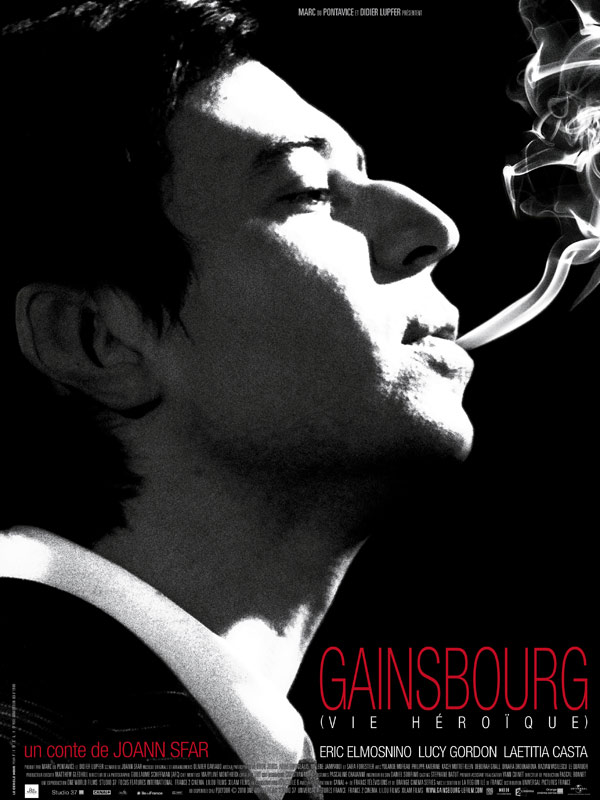 Affiche de Gainsbourg (Vie héroïque) de Joann Sfar