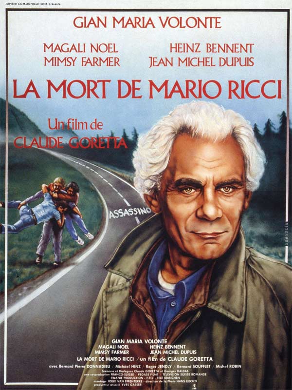 Affiche de La Mort de Mario Ricci de Claude Goretta