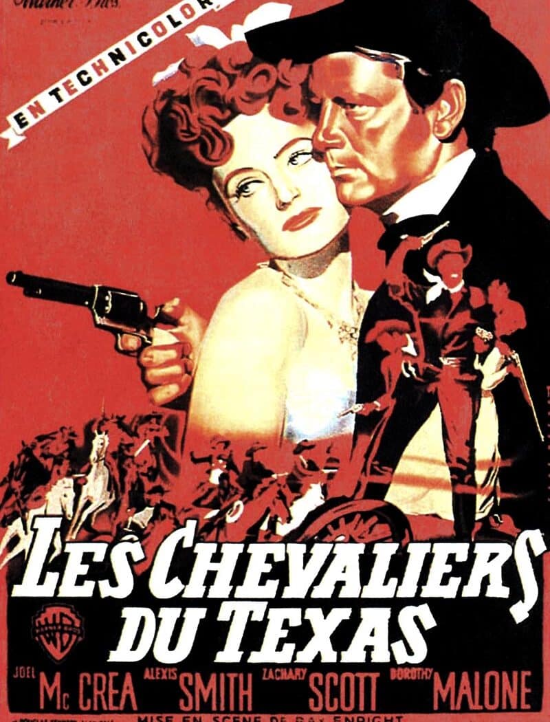 Les chevaliers du Texas, affiche alternative rouge