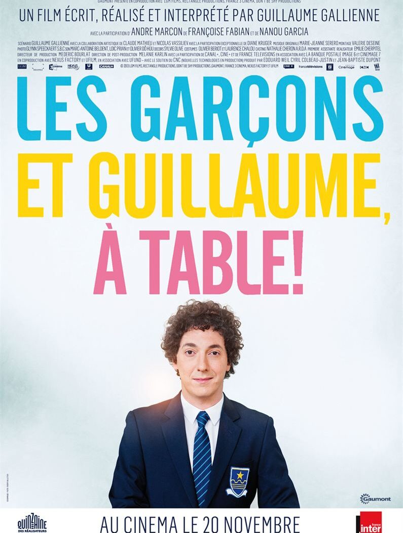 Affiche de Les Garçons et Guillaume à table ! de Guillaume Gallienne
