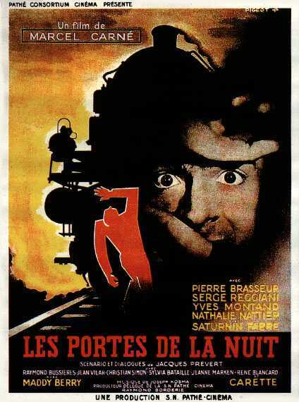 Affiche de Les Portes de la nuit de Marcel Carné