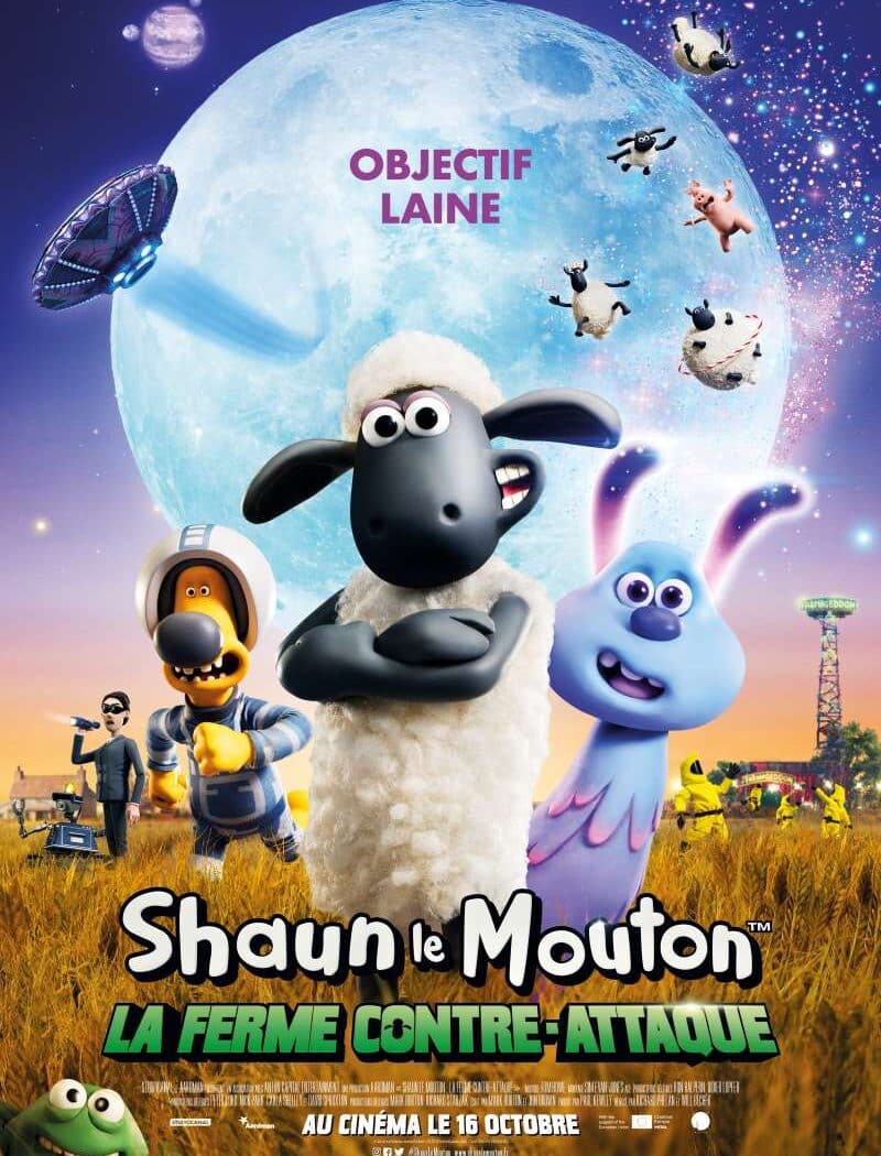 Shaun le mouton, la ferme contre-attaque, l'affiche