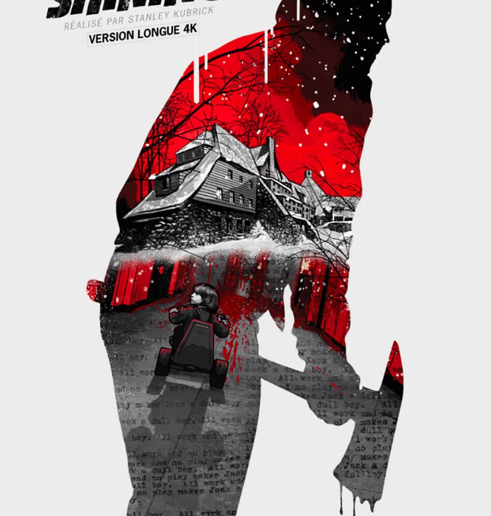 Affiche de la reprise 4K de The Shining en 2019
