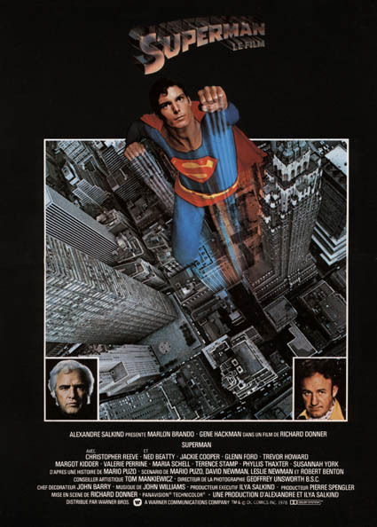 Affiche française de Superman de Richard Donner