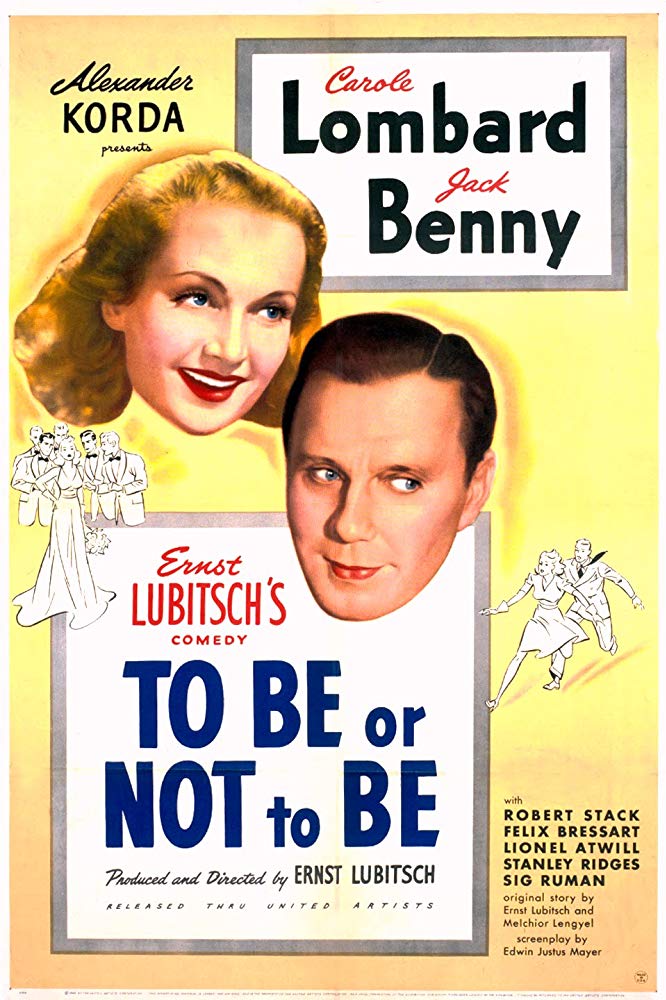Affiche de To be or not to be d'Ernst Lubitsch