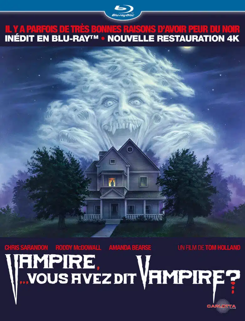Jaquette du film Vampire vous avez dit vampire en Steelbook Carlotta