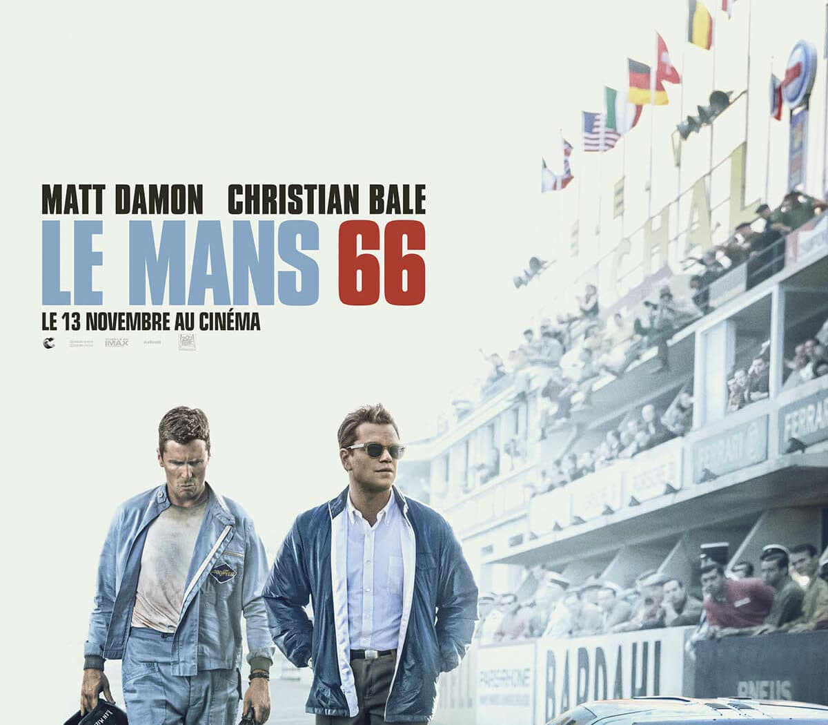 Affiche française du film de James Mangold, Le Mans 66
